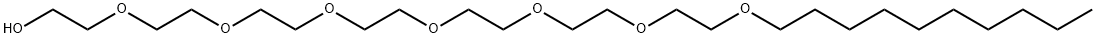 HEPTAETHYLENE GLYCOL MONODECYL ETHER Structure