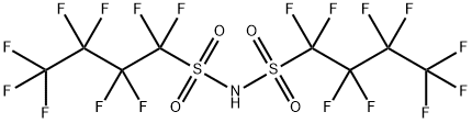 BIS(1,1,2,2,3,3,4,4,4-NONAFLUORO-1-BUTANESULFONYL)이미드 구조식 이미지