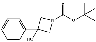 3-HYDROXY-3-PHENYLAZETIDINE-1-CARBOXYLIC ACID TERT-BUTYL ESTER Structure