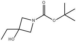 1-Azetidinecarboxylicacid,3-ethyl-3-hydroxy-,1,1-dimethylethylester(9CI) Structure