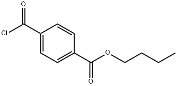 4-(Chlorocarbonyl)benzoic acid butyl ester Structure