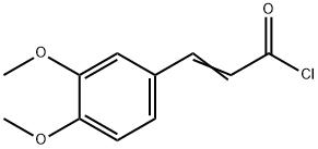 3,4-DIMETHOXYCINNAMOYL CHLORIDE Structure