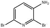 2,6-Dibromopyridin-3-amine 구조식 이미지