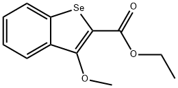 3-Methoxybenzo[b]selenophene-2-carboxylic acid ethyl ester Structure