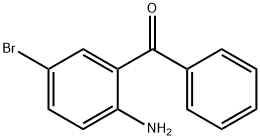 2-AMINO-5-BROMOBENZOPHENONE 구조식 이미지