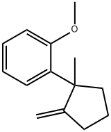 1-Methoxy-2-(1-methyl-2-methylenecyclopentyl)benzene Structure