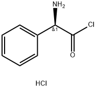 (R)-(-)-2-페닐글리신 염화물 수화염화물 구조식 이미지