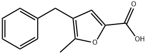 4-BENZYL-5-METHYL-2-FUROIC ACID Structure