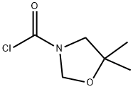3-옥사졸리딘카르보닐클로라이드,5,5-디메틸-(9CI) 구조식 이미지