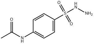 4-(Acetylamino)benzenesulfonic acid hydrazide Structure