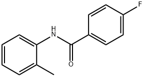 벤자미드,4-FLUORO-N-(2-METHYLPHENYL)- 구조식 이미지