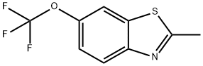 벤조티아졸,2-메틸-6-(트리플루오로메톡시)- 구조식 이미지