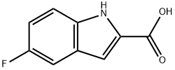 5-Fluoroindole-2-carboxylic acid Structure
