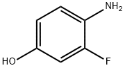 4-아미노-3-플루오로페놀(4-아미노-3-플루오르페놀) 구조식 이미지