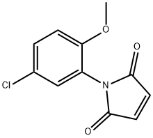 1-(5-CHLORO-2-METHOXY-PHENYL)-PYRROLE-2,5-DIONE Structure