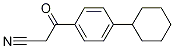 3-(4-cyclohexylphenyl)-3-oxopropanenitrile Structure