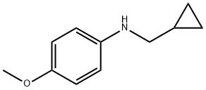 CYCLOPROPYLMETHYL-(4-METHOXY-PHENYL)-AMINE HYDROCHLORIDE Structure