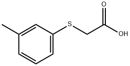 2-(m-Methylphenylthio)acetic acid Structure
