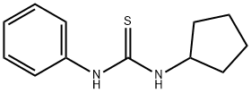 1-cyclopentyl-3-phenylthiourea 구조식 이미지