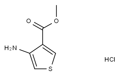 METHYL 3-AMINOTHIOPHENE-4-CARBOXYLATE HYDROCHLORIDE Structure