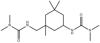Urea, N-3-(dimethylamino)carbonylaminomethyl-3,5,5-trimethylcyclohexyl-N,N-dimethyl- Structure