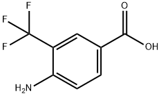 4-Amino-3-(Trifluoromethyl)Benzoic Acid 3-Trifluoromethyl-4-Aminobenzoic Acid Structure