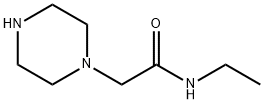 1-Piperazineacetamide,N-ethyl-(9CI) Structure