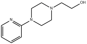 4-(2-피리디닐)-1-피페라진에탄올 구조식 이미지