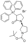 Phosphonium,[(3'S)-1'-[(1,1-dimethylethoxy)carbonyl]-2-oxo[1,3'-bipyrrolidin]-3-yl]triphenyl-,bromide 구조식 이미지