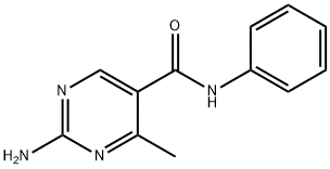 2-amino-4-methyl-N-phenyl-5-pyrimidinecarboxamide 구조식 이미지