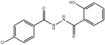 N'-(4-chlorobenzoyl)-2-hydroxybenzenecarbohydrazide Structure