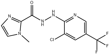 N'-[3-chloro-5-(trifluoromethyl)-2-pyridinyl]-1-methyl-1H-imidazole-2-carbohydrazide Structure