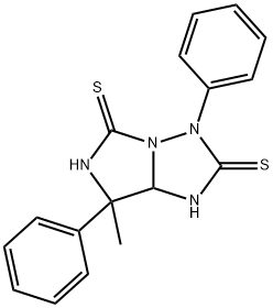 7-methyl-3,7-diphenyldihydro-1H-imidazo[1,5-b][1,2,4]triazole-2,5(3H,6H)-dithione Structure