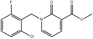 methyl 1-(2-chloro-6-fluorobenzyl)-2-oxo-1,2-dihydro-3-pyridinecarboxylate Structure