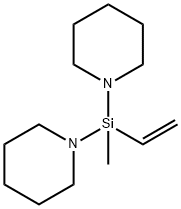 1,1'-[에테닐(메틸)실릴렌]비스피페리딘 구조식 이미지