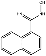 N-HYDROXY-1-NAPHTHALENE CARBOXIMIDAMIDE Structure