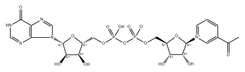 3-ACETYLPYRIDINE HYPOXANTHINE DINUCLEOTIDE Structure