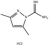 3,5-DIMETHYL-1H-PYRAZOLE-1-CARBOXAMIDIN& 구조식 이미지