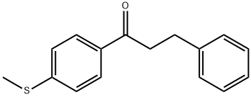 3-PHENYL-4'-THIOMETHYLPROPIOPHENONE Structure