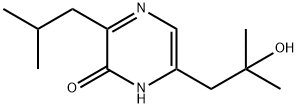 6-(2-Hydroxy-2-methylpropyl)-3-(2-methylpropyl)-2(1H)-pyrazinone 구조식 이미지