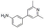 3-(2,6-dimethyl-4-pyridyl)aniline Structure