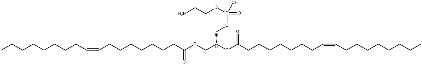 1,2-Dioleoyl-sn-glycero-3-phosphoethanolamine Structure
