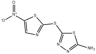 5-[(5-Nitro-2-thiazolyl)thio]-1,3,4thiadiazol-2-amine Structure