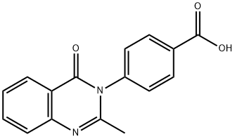 4-(2-METHYL-4-OXO-4 H-QUINAZOLIN-3-YL)-BENZOIC ACID 구조식 이미지