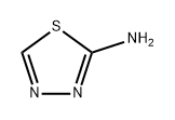 2-Amino-1,3,4-thiadiazole 구조식 이미지