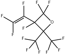 2,2-BIS(TRIFLUOROMETHYL)-3-(TRIFLUOROVINYL)TRIFLUOROOXETANE Structure