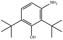 3-아미노-2,6-비스(tert-부틸)페놀 구조식 이미지