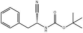 TERT-BUTYL [(1R)-1-CYANO-2-PHENYLETHYL]CARBAMATE Structure