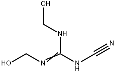 N-cyano-N',N''-bis(hydroxymethyl)guanidine  Structure