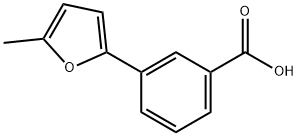 3-(5-METHYL-2-FURYL)BENZOIC ACID Structure